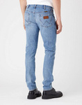 Męskie jeansy zwężane WRANGLER LARSTON LIGHT INDIGO W18S59X4E