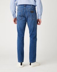 Męskie spodnie jeansowe proste WRANGLER GREENSBORO BRIGHT STROKE W15QMU91Q