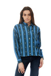 Damska koszula LEE DRAWSTRING SHIRT FROST BLUE L45APWMJ