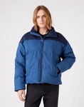 Męska kurtka puchowa WRANGLER DENIM DOWN PUFFER MID INDIGO W4E7VBX8E