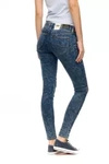 Damskie spodnie jeansowe rurki LEE TOXEY MARBLE BLUE L527AQAS