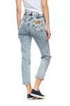 Damskie spodnie jeansowe slim WRANGLER RETRO SLIM BLUE FLAKE W239FK18B
