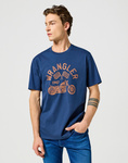 Męski t-shirt WRANGLER AMERICANA TEE NAVY 112357436
