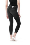 Damskie jeansy rurki LEE SCARLETT WASHED BLACK L526YGLI
