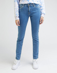 Damskie jeansy zwężane LEE ELLY SHREDDER BLUE L305GUB35