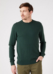 Męski sweter WRANGLER CREWNECK SYCAMORE GREEN W8A02PG49