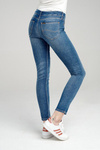 Damskie spodnie jeansowe rurki LEE SCARLETT BROKEN BLUE L30WRONK