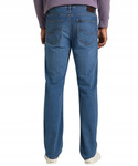 Męskie spodnie jeansowe luźne LEE WEST MID WASH L70WSQYB