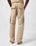 Męskie spodnie luźne WRANGLER CASEY JONES REL CARGO PANT KELP 112362823
