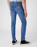 Męskie spodnie jeansowe rurki WRANGLER BRYSON SMOKE SEA W14XYLZ71