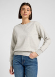 LEE RAGLAN CREW SWS GREY HEATHER 112371560
