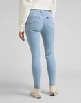 Damskie spodnie jeansowe rurki LEE SCARLETT HIGH ZIP LIGHT RUBY L31BTVZB