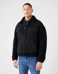 WRANGLER SHERPA JACKET FADED BLACK W4B5YAXV6