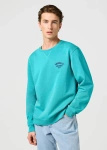 WRANGLER SMALL LOGO CREW LATIGO BAY 112364095