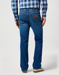 Męskie spodnie jeansowe proste WRANGLER TEXAS VERDANT TONE 112364455