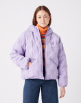 Kurtka puchowa WRANGLER DOWN LOGO PUFFER BOUGAINVILLE PURPLE W4N0X7P54