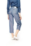 Damskie jeansy szerokie LEE WIDE LEG CHAMBRAY L31GCMFE