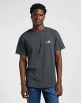 Męski t-shirt LEE REGULAR LOGO TEE WASHED BLACK 112364551