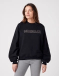 Damska bluza WRANGLER CREW SWEATSHIRT BLACK W6Q2FA100