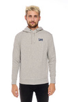 Męska bluza LEE HOODY GREY MELE L82XEJ37