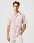 Męska koszula WRANGLER SS RESORT SHIRT WHITE GEO 112362762