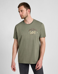 Męski t-shirt LEE BIG LOGO TEE OLIVE GROVE 112355655