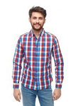 WRANGLER LS 1 PKT SHIRT RED W5M24MX47