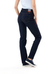 Damskie spodnie jeansowe proste WRANGLER SARA NARROW RAIN BURST W25ZEE65A