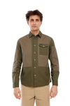 Męska koszula WRANGLER LS 1PKT SHIRT DUSTY OLIVE W5A82WX45