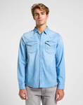 Męska koszula jeansowa LEE REGULAR WESTERN SHIRT STARLIGHT WASH 112363914