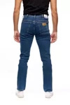 Męskie spodnie jeansowe zwężane WRANGLER TEXAS SLIM CRAZY GAME W12SOAR26