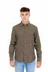 Męska koszula WRANGLER LS BUTTON DOWN SHIRT IVY GREEN W59249EIX
