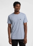 Męski t-shirt LEE ULTIMATE POCKET TEE BLUE MELE 112365384