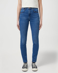 Damskie jeansy rurki WRANGLER HIGH SKINNY CAMELLIA 112141265 W27H4734R