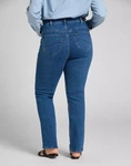 Damskie jeansy proste LEE CLASSIC STRAIGHT PLUS MID EVITA L32JPVYW