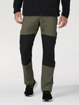Męskie spodnie proste WRANGLER SOFTSHELL PANT OLIVE WC3TAWX45