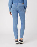 Damskie spodnie jeansowe rurki WRANGLER SKINNY INDIGO SKY W28KKR29G