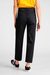 Damskie spodnie jeansowe proste LEE CAROL BLACK WORN L30UCPOZ