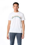 Męski t-shirt WRANGLER SS RAINBOW TEE WHITE W7F2D3989