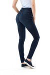 Damskie spodnie jeansowe rurki LEE SCARLETT HIGH SLICK BLUE L626KSKF