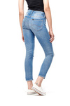 Damskie spodnie jeansowe slim LEE ELLY BROKEN BLUE L305RONK