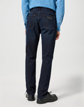 Męskie jeansy proste WRANGLER GREENSBORO DEEP BLUE BLACK 112355019