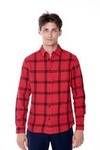 Męska koszula WRANGLER LS 1PKT SHIRT CRIMSON RED W5A1T2X51