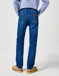 Męskie spodnie jeansowe proste WRANGLER GREENSBORO BLUE JAM 112357412
