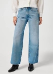 Damskie spodnie jeansowe szerokie WRANGLER WORLD WIDE ROCKY WASH 112363612