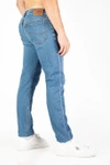 Męskie spodnie jeansowe zwężane LEE RIDER ROLLING BLUE 112345396