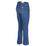Damskie spodnie jeansowe dzwony WRANGLER FLARE BLUE LOVE W233ZM27X