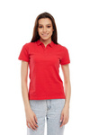 Damskie polo WRANGLER POLO LOLLIPOP RED W7Q1K4XSK