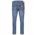 Męskie spodnie jeansowe zwężane WRANGLER LARSTON THE HERO W18SP111I