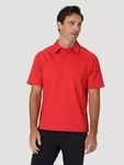 Męskie polo WRANGLER PERFORMANCE POLO ORANGE WA7HET17F